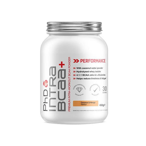 PhD Intra BCAA+, Coconut & Mango - 450g