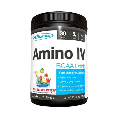 PEScience Amino IV, Strawberry Breeze - 375g