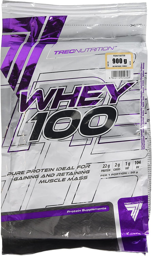 Trec Nutrition Whey 100, Peanut Butter - 900g