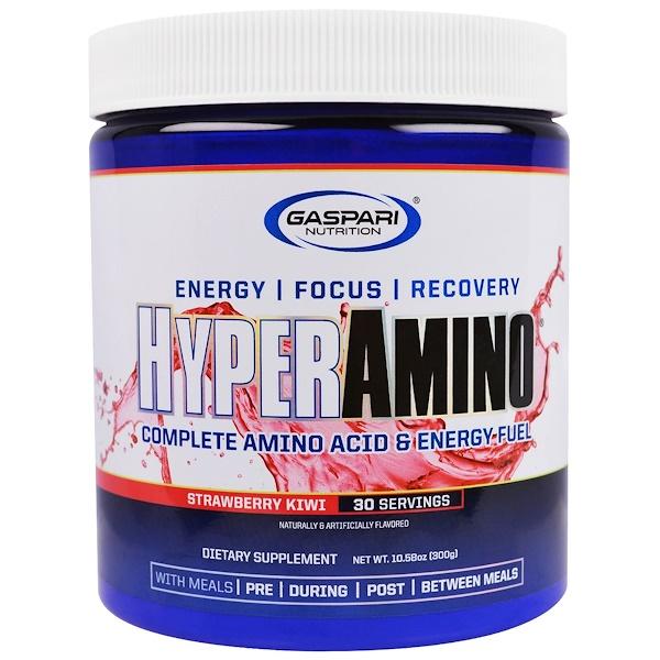Gaspari Nutrition HyperAmino, Strawberry Kiwi - 300g