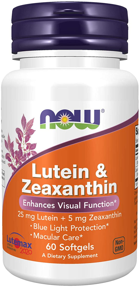 NOW Foods Lutein & Zeaxanthin - 60 softgels