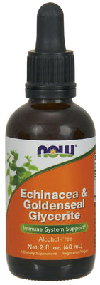 NOW Foods Echinacea & Goldenseal Glycerite - 60 ml.