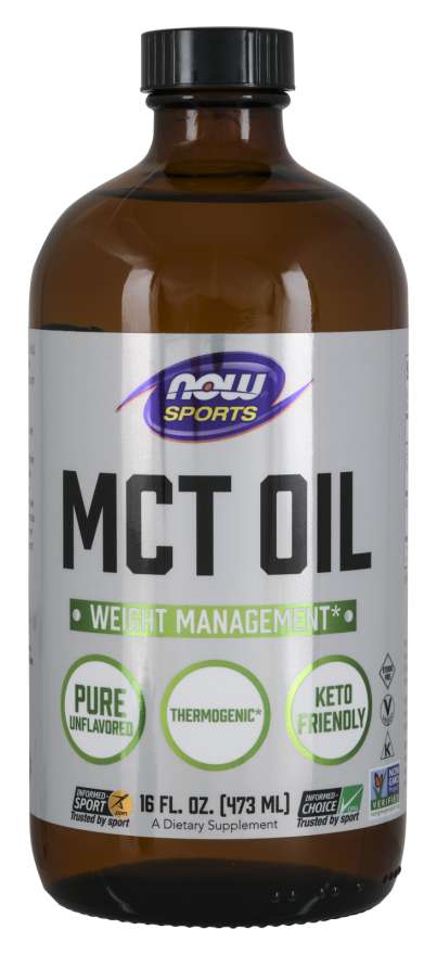 NOW Foods MCT Oil, Pure Liquid - 473 ml.
