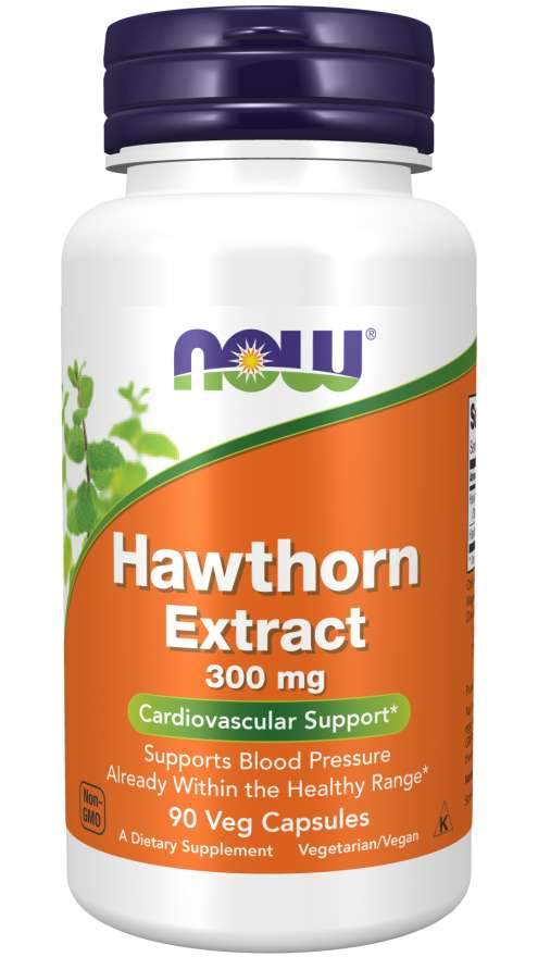 NOW Foods Hawthorn Extract, 300mg - 90 vcaps