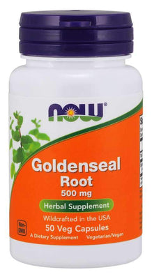 NOW Foods Goldenseal Root, 500mg - 50 vcaps