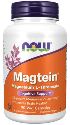 NOW Foods Magtein Magnesium L-Threonate - 90 vcaps