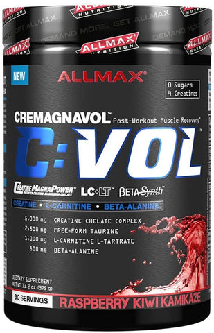 AllMax Nutrition C:VOL, Raspberry Kiwi Kamikaze - 375g