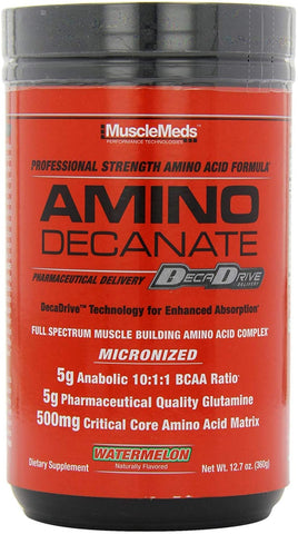 MuscleMeds Amino Decanate, Watermelon - 378g