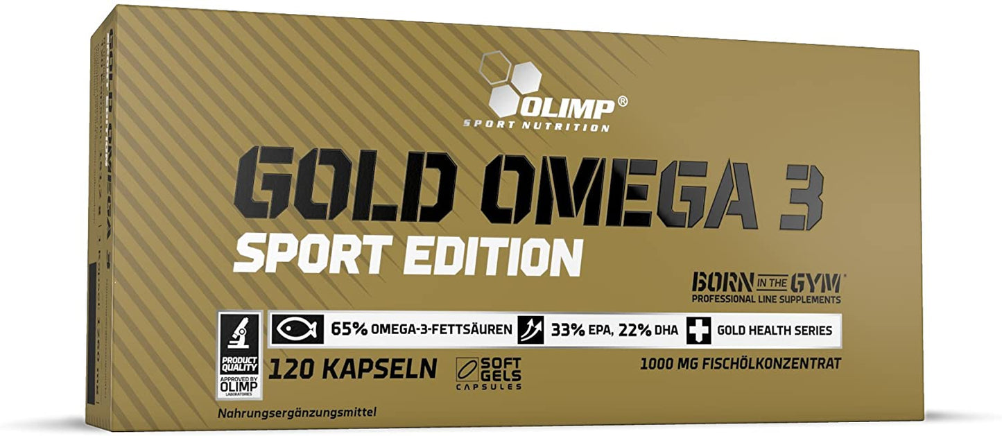 Olimp Nutrition Gold Omega 3, Sport Edition - 120 caps