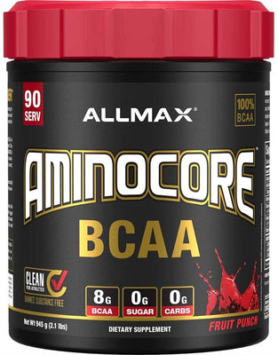 AllMax Nutrition Aminocore BCAA, Fruit Punch Blast - 945g