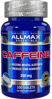 AllMax Nutrition Caffeine, 200mg - 100 tablets