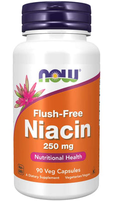 NOW Foods Niacin Flush-Free, 250mg - 90 vcaps