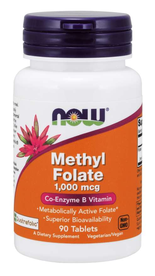 NOW Foods Methyl Folate, 1000mcg - 90 tabs
