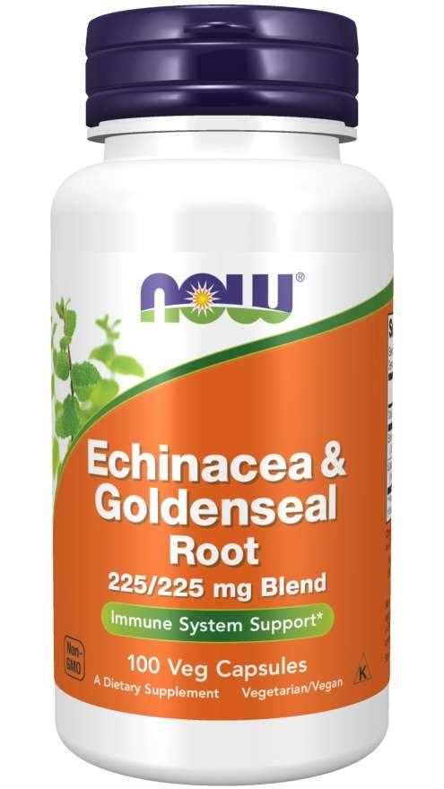 NOW Foods Echinacea & Goldenseal Root - 100 caps