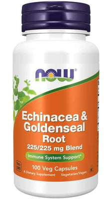 NOW Foods Echinacea & Goldenseal Root - 100 caps