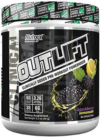 Nutrex OutLift, Blackberry Lemonade - 261g