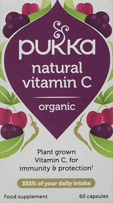 Pukka Natural Vitamin C - Organic Bio Nutrients - 60 Capsules