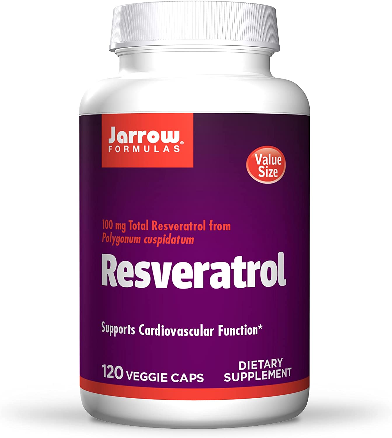 Jarrow Formulas Resveratrol, 100mg - 120 vcaps