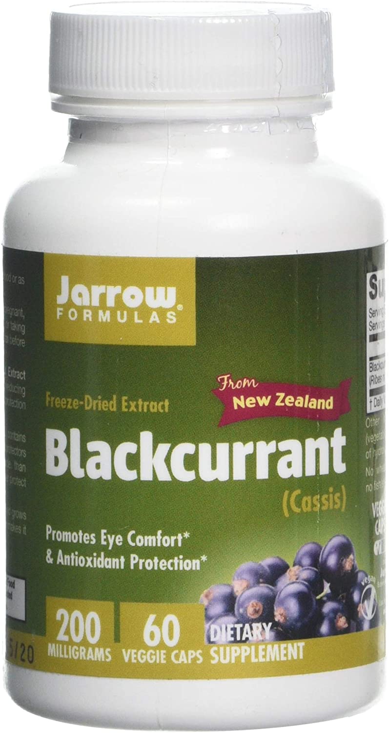 Jarrow Formulas Blackcurrant, 200mg - 60 vcaps