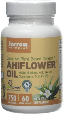 Jarrow Formulas Ahiflower Oil, 750mg - 60 vegan softgels