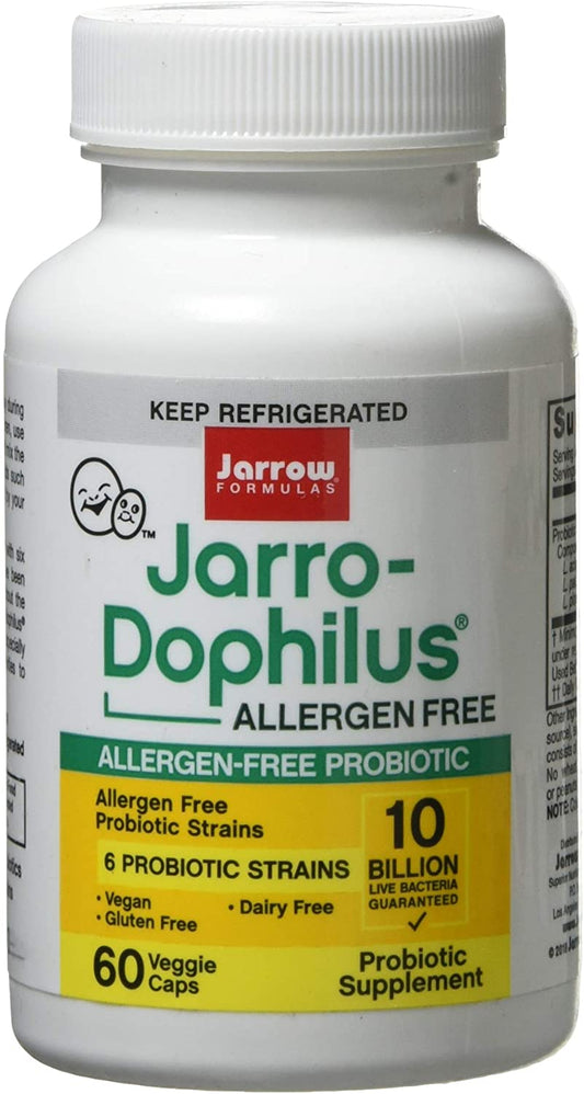 Jarrow Formulas Jarro-Dophilus AF, Allergen-Free 10 Billion - 60 vcaps