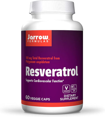 Jarrow Formulas Resveratrol, 100mg - 60 vcaps
