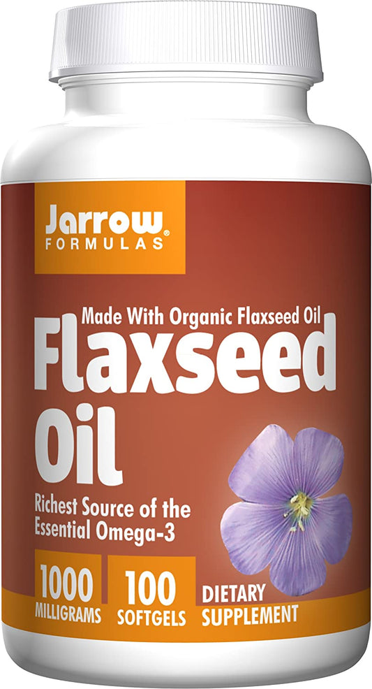 Jarrow Formulas Flaxseed Oil - 100 softgels