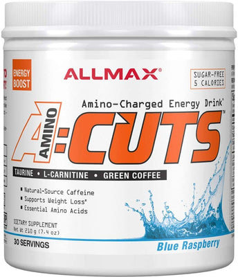 AllMax Nutrition AminoCuts A:Cuts, Blue Raspberry - 210g