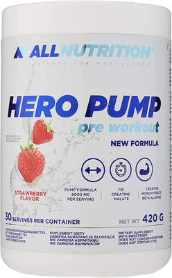 Allnutrition Hero Pump, Strawberry  420g