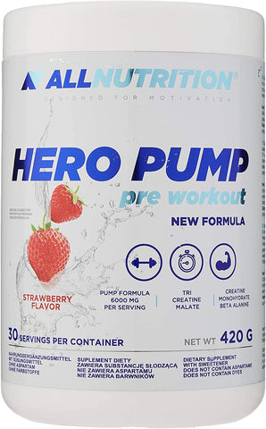 Allnutrition Hero Pump, Strawberry  420g