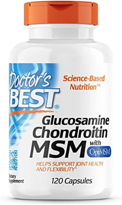Doctor's Best Glucosamine Chondroitin MSM with OptiMSM - 120 caps