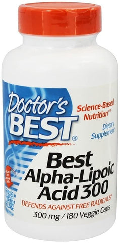 Doctor's Best Alpha Lipoic Acid, 300mg - 180 vcaps