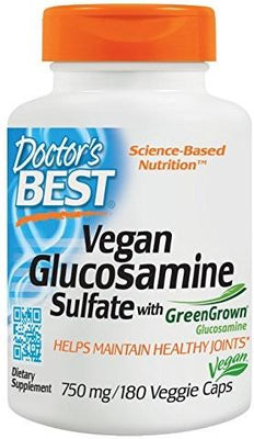 Doctor's Best Vegan Glucosamine Sulfate with GreenGrown, 750mg - 180 vcaps