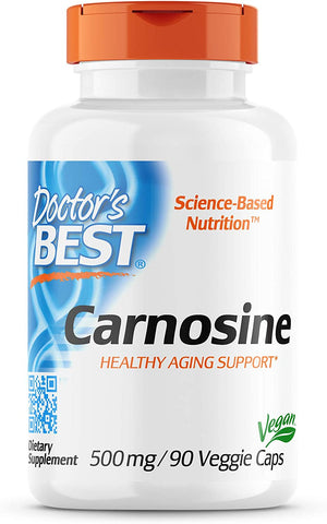 Doctor's Best Carnosine, 500mg - 90 vcaps