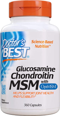 Doctor's Best Glucosamine Chondroitin MSM with OptiMSM - 360 caps