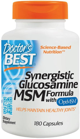 Doctor's Best Synergistic Glucosamine MSM Formula with OptiMSM - 180 caps