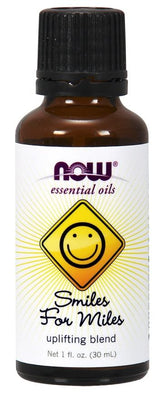 NOW Foods Essential Oil, Smiles for Miles Oil Blend - 30 ml.
