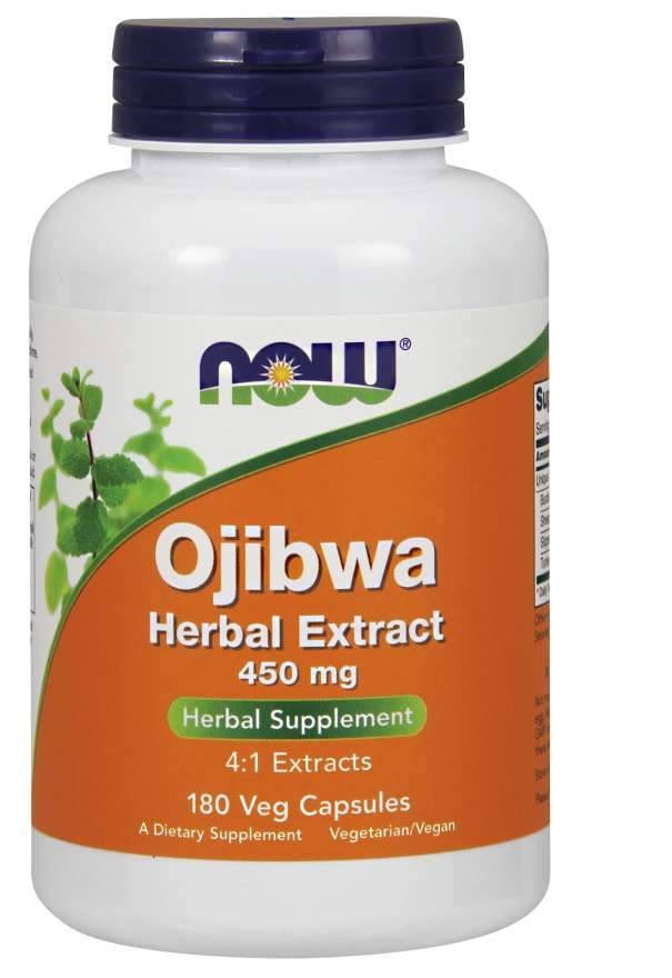 NOW Foods Ojibwa Herbal Extract, 450mg - 180 vcaps