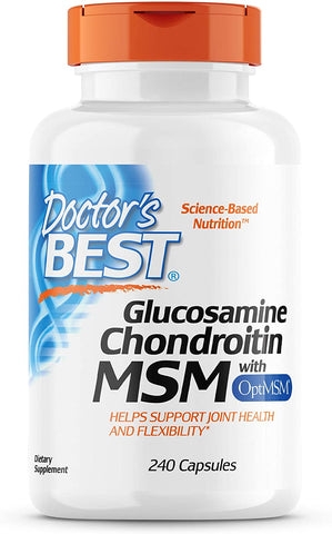 Doctor's Best Glucosamine Chondroitin MSM with OptiMSM - 240 caps