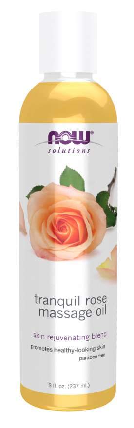 NOW Foods Tranquil Rose Massage Oil - 237 ml.