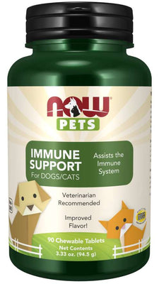 NOW Foods Pets, Immune Support - 90 chewable tablets