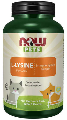 NOW Foods Pets, L-Lysine for Cats - 226g