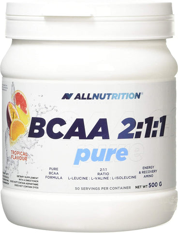 Allnutrition BCAA 2:1:1 Pure, Tropical - 500g