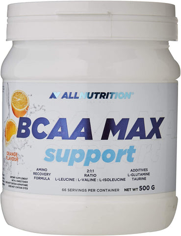 Allnutrition BCAA Max Support, Orange - 500g