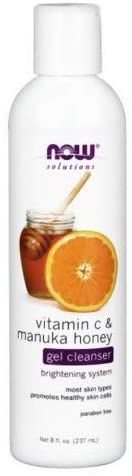 NOW Foods Vitamin C & Manuka Honey - Gel Cleanser - 237 ml.