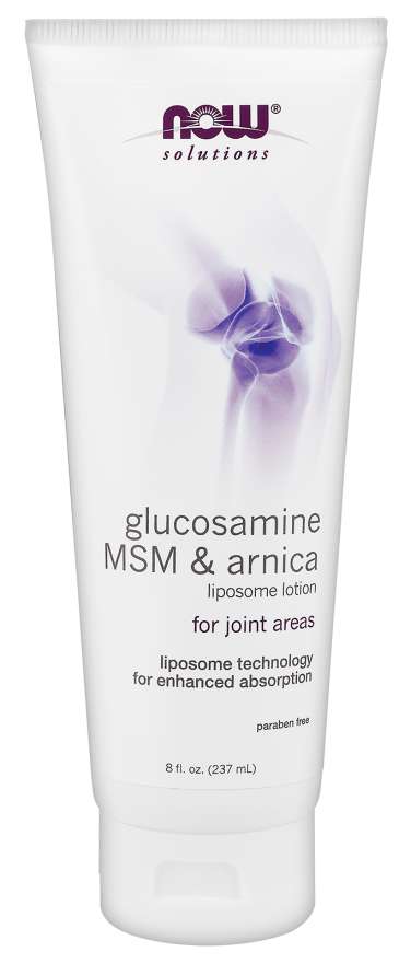 NOW Foods Glucosamine, MSM & Arnica Liposome Lotion - 237 ml.