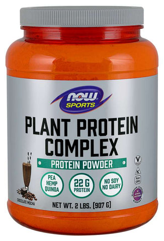 NOW Foods Plant Protein Complex, Chocolate Mocha - 907g