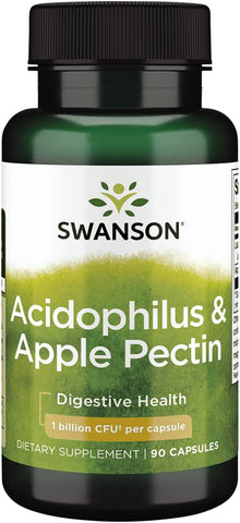 Swanson Acidophilus & Apple Pectin - 90 caps