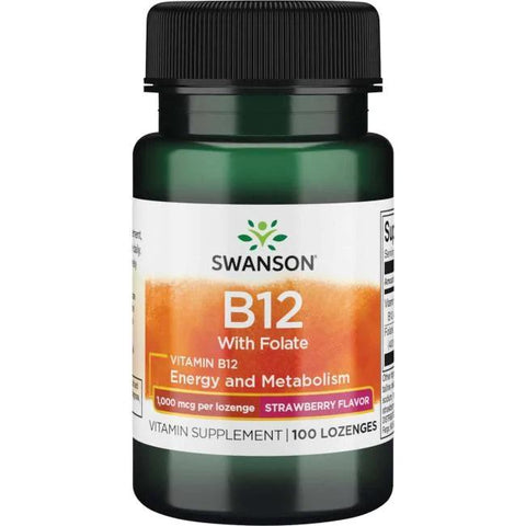 Swanson Vitamin B-12 Lozenges, 1000mcg - 100 lozenges