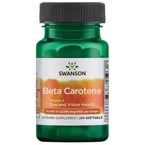 Swanson Beta-Carotene (Vitamin A), 10 000 IU - 100 softgels